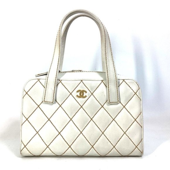 CHANEL CC CC Mark bag Wild stitch Vintage Mini Duffle Bag Shoulder Bag Hand Bag